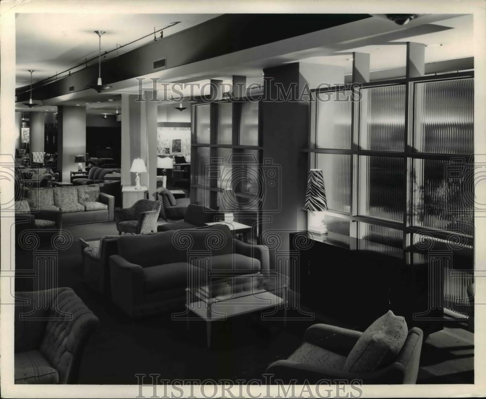 1949 Press Photo Latest Improvement-Furniture Dept. Remodeled - Historic Images