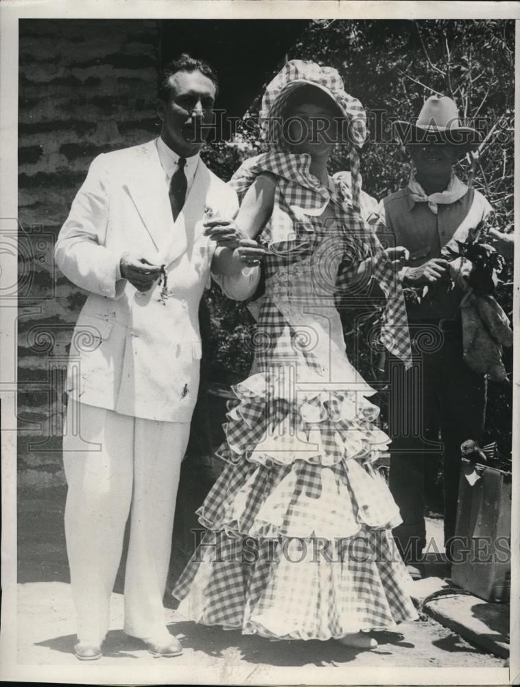 1933 Press Photo The Heiress Nuptial - Historic Images