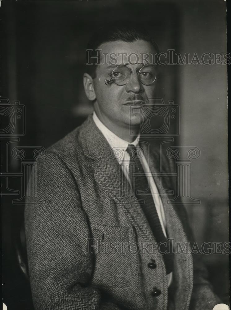 1921 Press Photo Mr. Lee Newly Appointed Chief Of The Auto Export Division - Historic Images