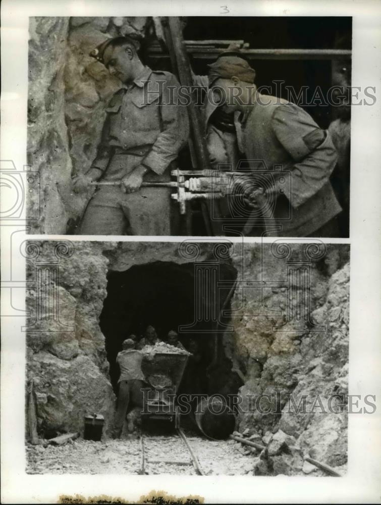 1941 Press Photo Tunnels Built For Three-Fold Purpose - Historic Images