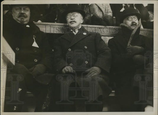 1928 Press Photo President Shutters of Switzerland in Olympic Stands - Historic Images