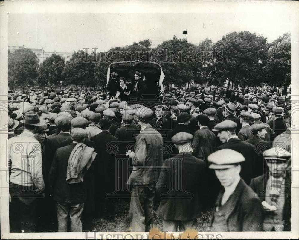 1931 Press Photo England unemployed citizen - Historic Images