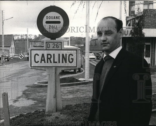 1966 Press Photo Lauierbach Germany Horst Maas a 23 year old engineering student - Historic Images