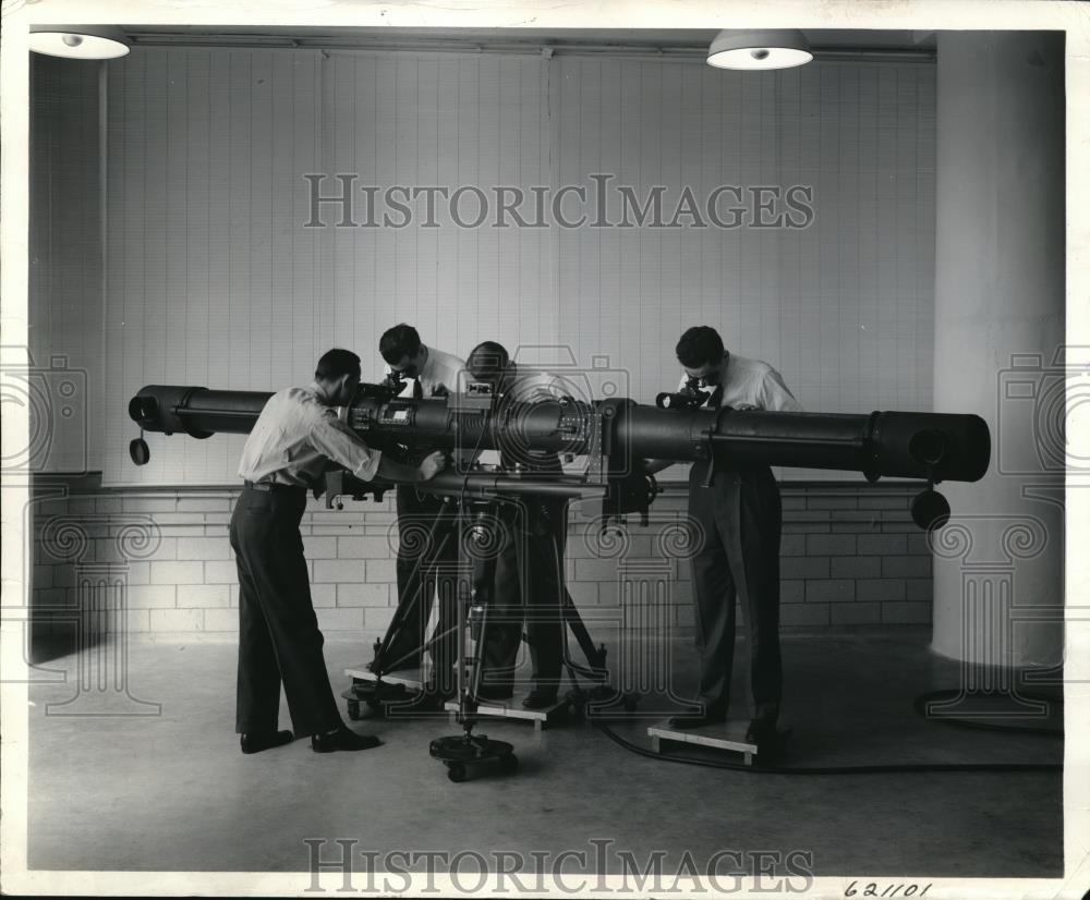 1941 Press Photo Rochester NY Eastman Kodak Co MA Zill, H Stevens, W Norton - Historic Images