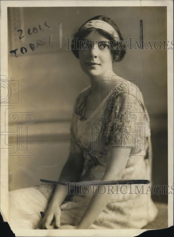 1919 Press Photo Miss Isabel Vincent daughter of Pres of Univ of MN - Historic Images