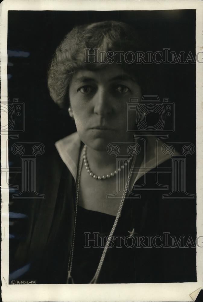 1921 Press Photo Mrs Augustus Gardner, important hostess during arms conference - Historic Images