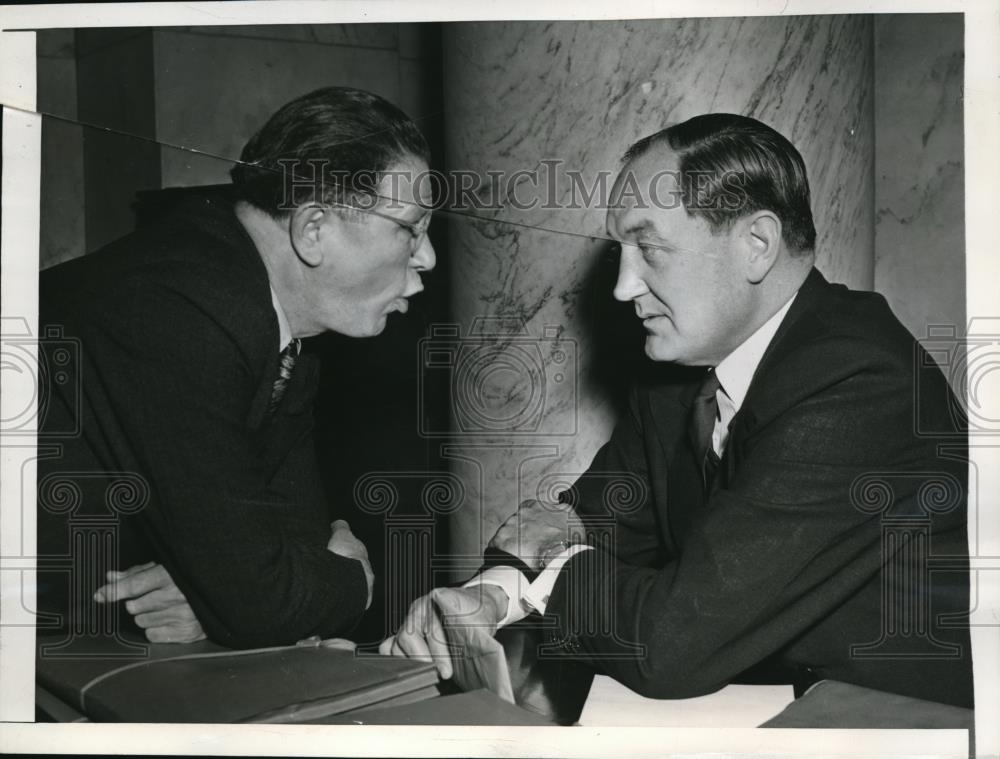 1946 Press Photo Washington DC Sen Allen Ellender a member of Senate Naval - Historic Images