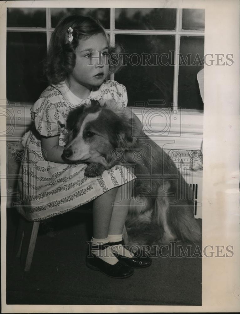 1948 Press Photo Kay Kingslan, willoughby &quot;blue baby&quot; will be winner - Historic Images