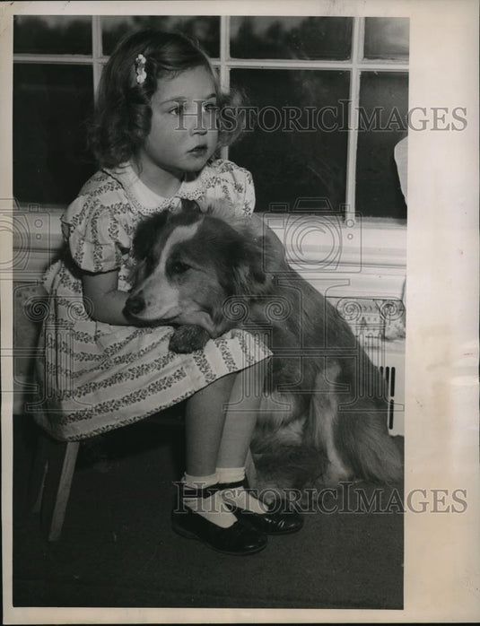 1948 Press Photo Kay Kingslan, willoughby "blue baby" will be winner - Historic Images