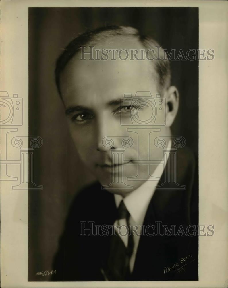 1929 Press Photo Alois Hawnilla WEAF Announcer - Historic Images