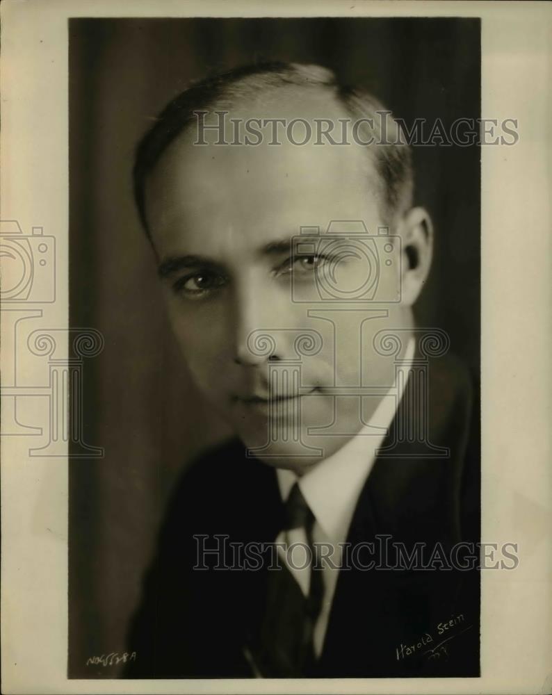 1929 Press Photo Alois Hawnilla WEAF Announcer - Historic Images