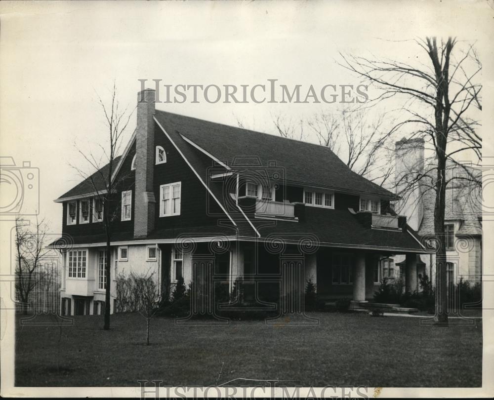 1932 Press Photo Howard A Woolverton House kidnaped near thier home. - Historic Images