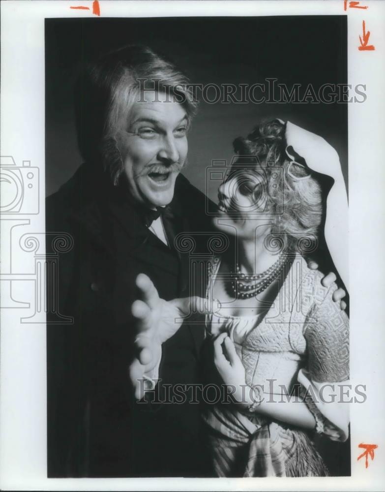 1981 Press Photo Maggie Thatcher &amp; Kenneth Albers in A Doll&#39;s House - cvp14132 - Historic Images