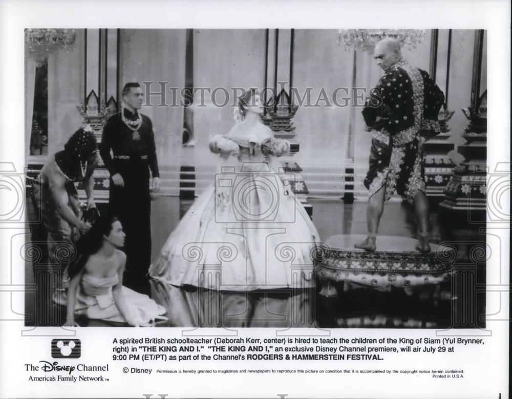 1991 Press Photo Deborah Kerr &amp; Yul Brenner in The King &amp; I - cvp19214 - Historic Images