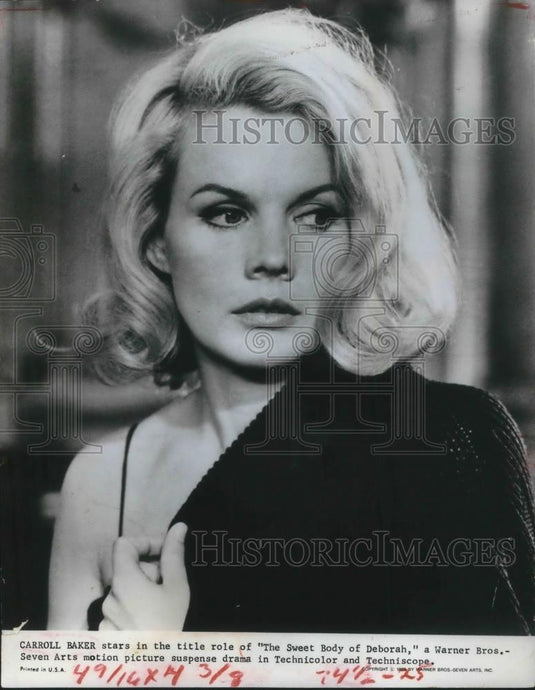 1971 Press Photo Carroll Baker in The Sweet Body of Deborah - cvp08402 - Historic Images