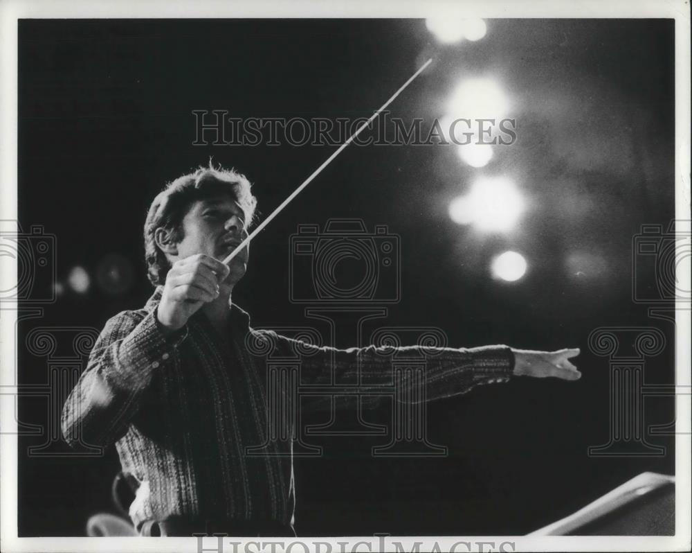 1972 Press Photo Lewis Dalvit Conductor Jackson Symphony Orchestra - cvp05733 - Historic Images