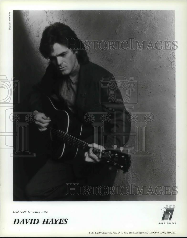 1988 Press Photo David Hayes American Bass Guitar Player - cvp16910 - Historic Images