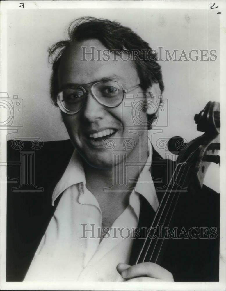 1982 Press Photo David Eyges Modern Jazz Cellist - cvp11987 - Historic Images