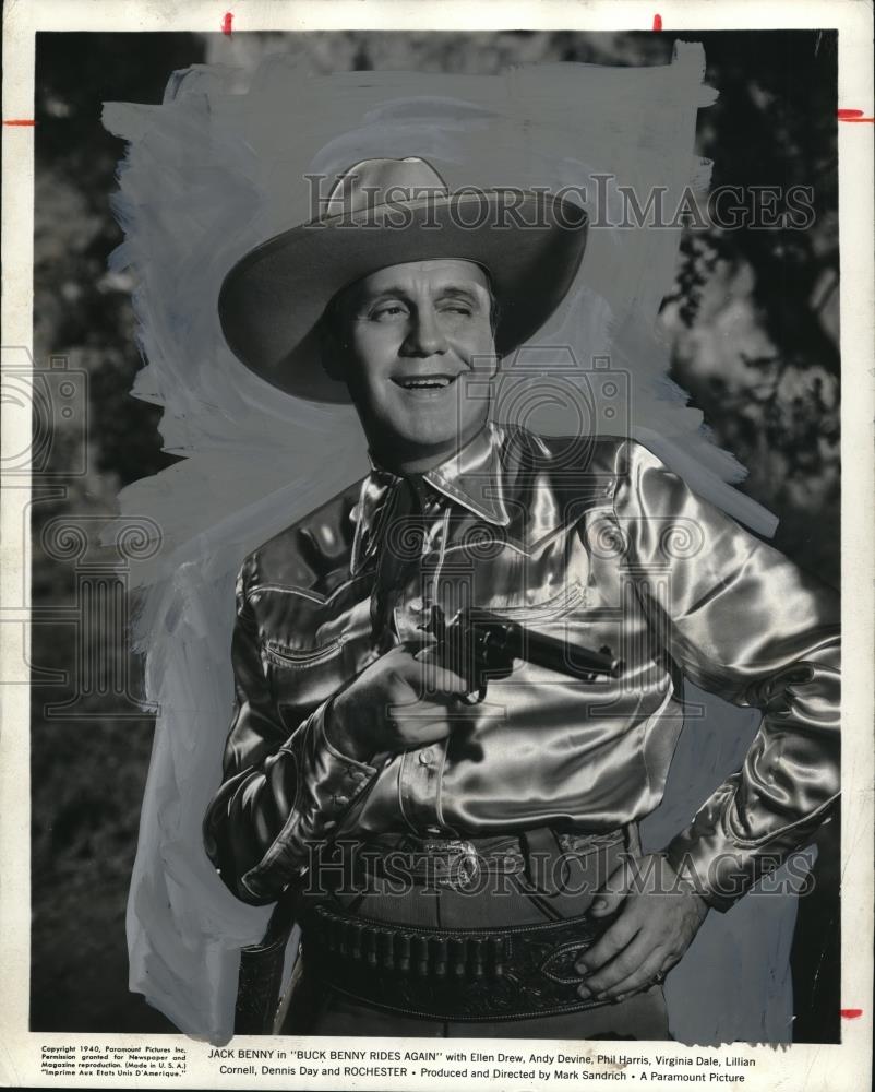 1969 Press Photo Jack Benny in Buck Benny Rides Again - cvp01393 - Historic Images