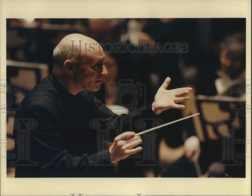 1997 Press Photo Cristoph Eschenbach Conductor - cvp06584 - Historic Images