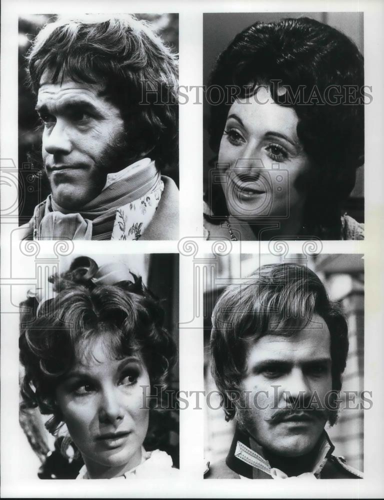 Press Photo John Moffatt Marilyn Taylerson Susan Hampshire and Dyson Lovell - Historic Images
