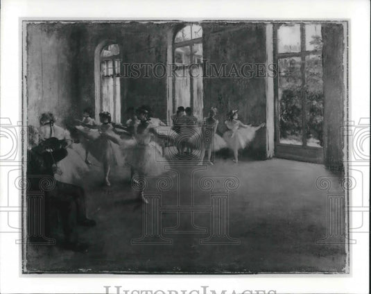 1993 Press Photo Edgar Degas Painting The Rehearsal Oil on Canvas - cvp06795 - Historic Images