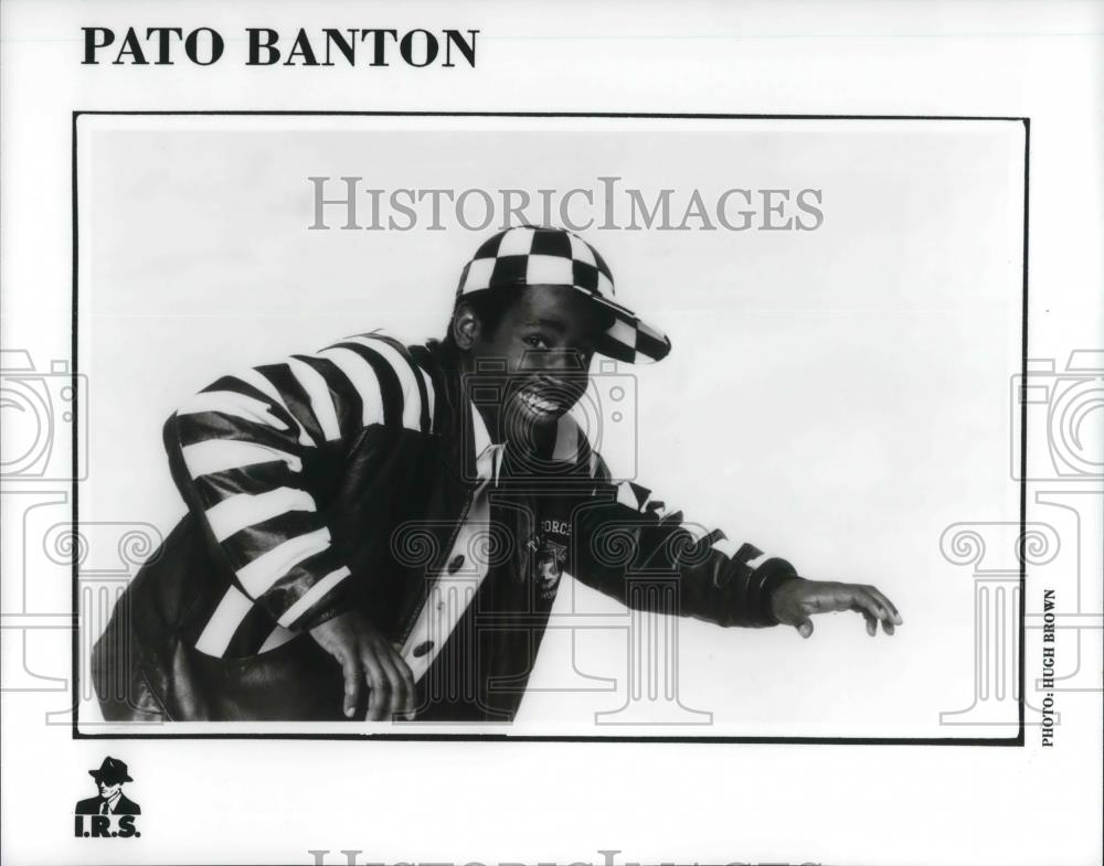 1990 Press Photo Banton Pato British reggae star - cvp15107 - Historic Images