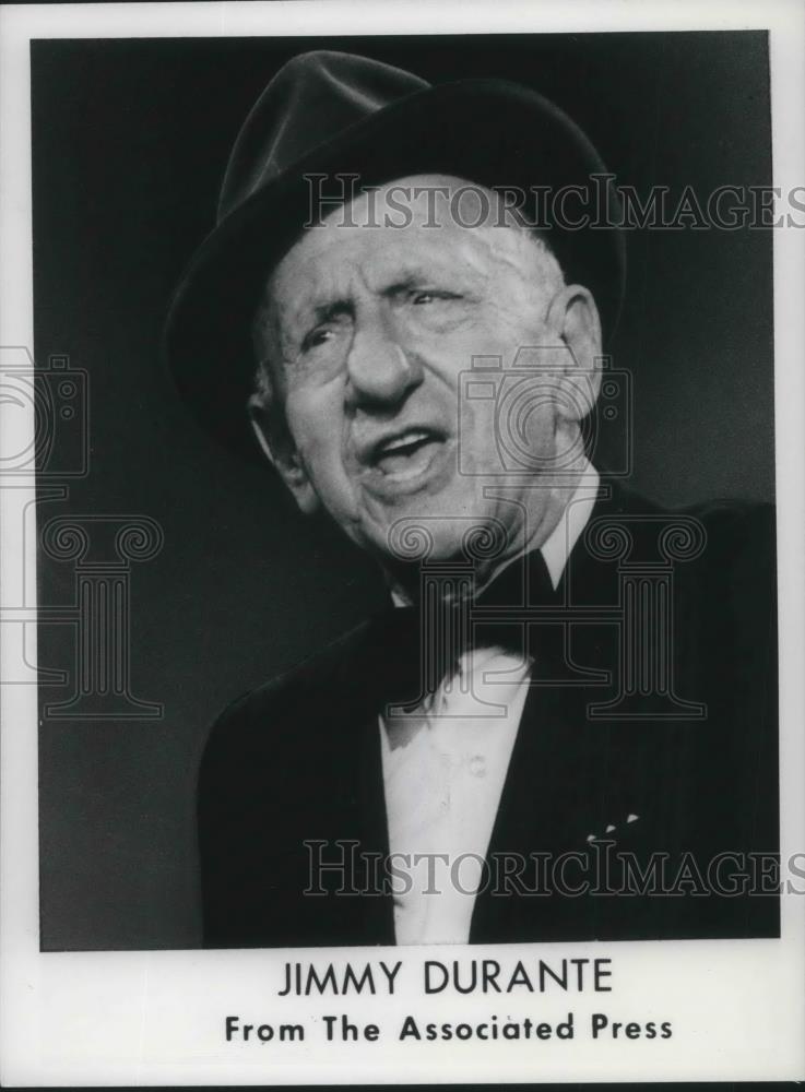 1973 Press Photo Jimmy Durante Comedian Actor - Historic Images