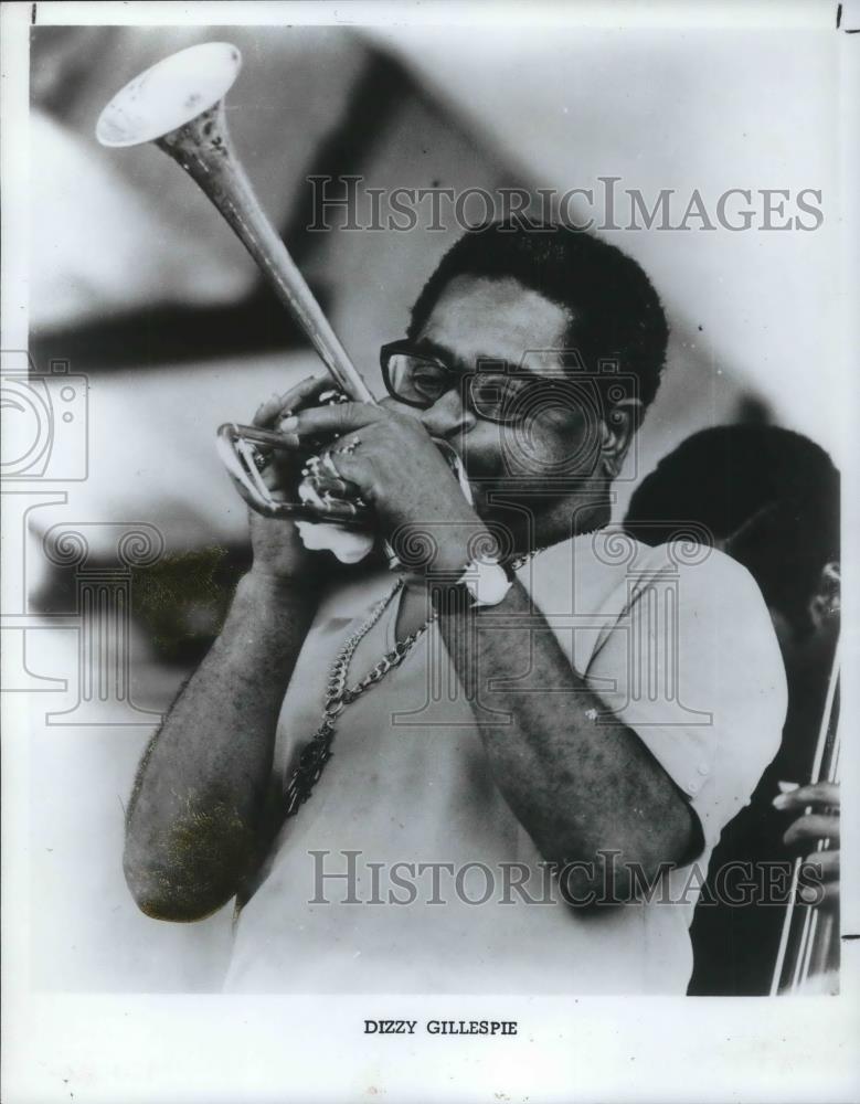 1987 Press Photo Dizzy Gillespie - cvp13796 - Historic Images