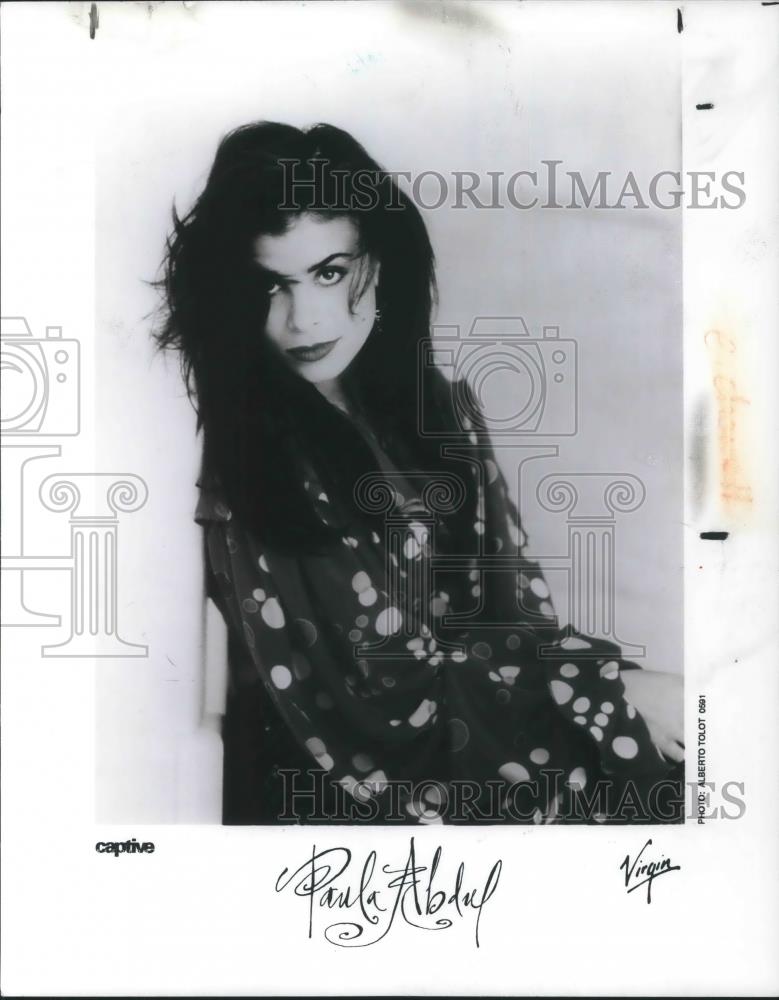 1991 Press Photo Paula Abdul - cvp08513 - Historic Images