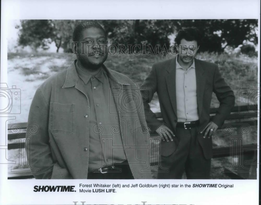 1994 Press Photo Forest Whitaker &amp; Jeff Goldblum in Lush Life - cvp09443 - Historic Images