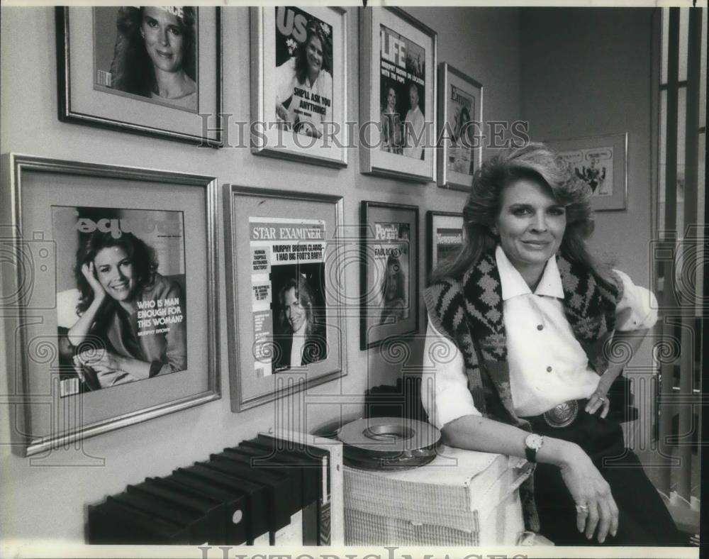 1988 Press Photo Candice Bergen in Murphy Brown - cvp02060 - Historic Images