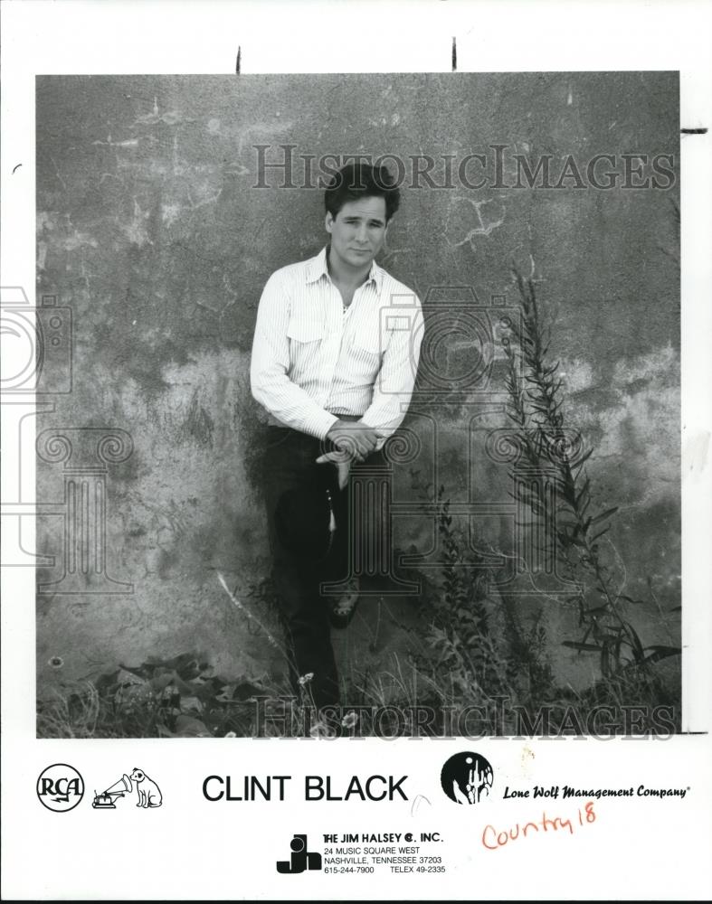 1989 Press Photo Clint Black - cvp01002 - Historic Images