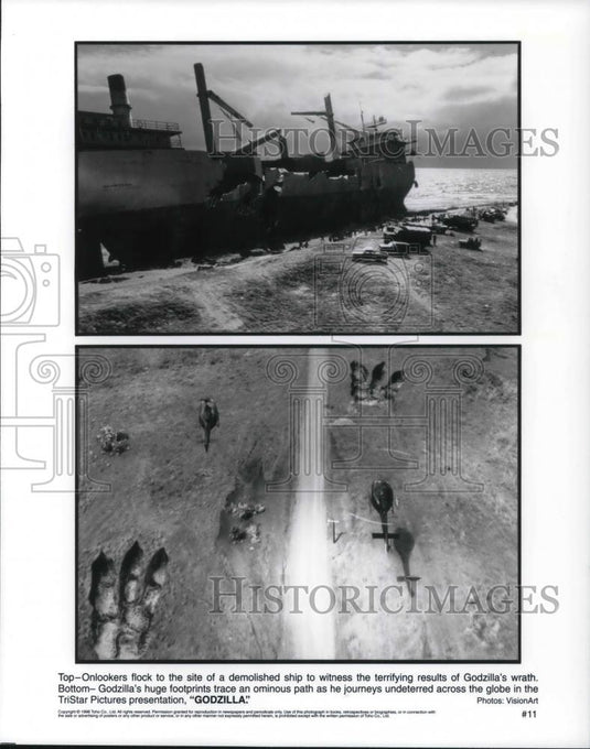 1998 Press Photo Scenes from Godzilla - cvp18864 - Historic Images