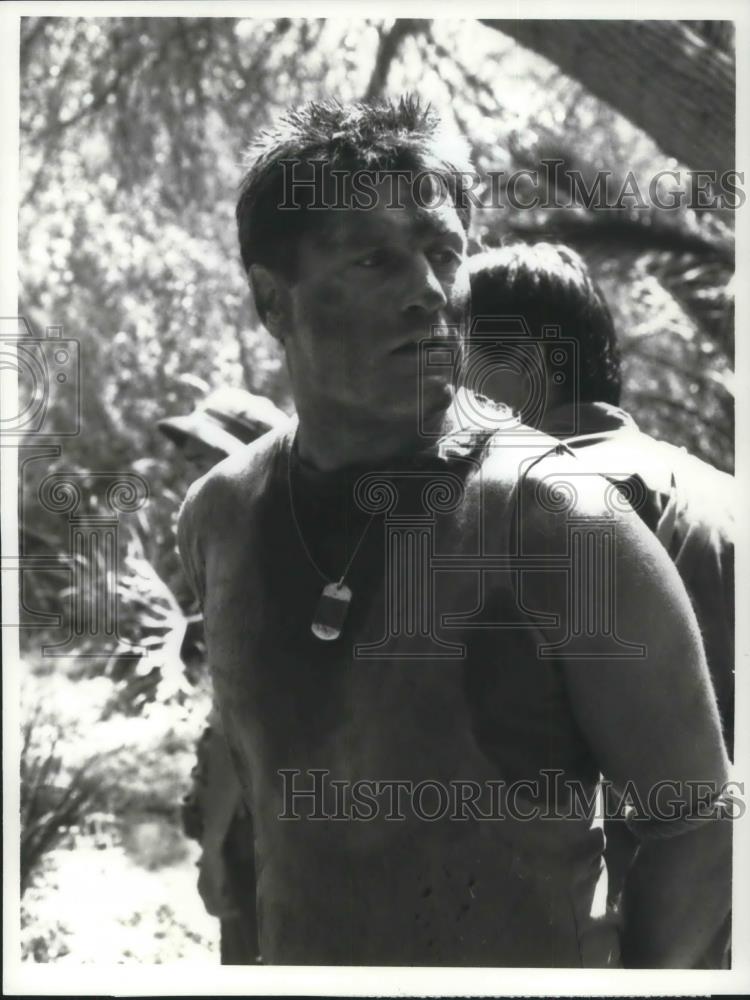 1989 Press Photo Terence Knox in Tour of Duty - cvp10974 - Historic Images