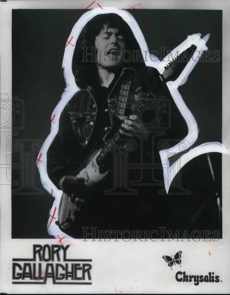 1975 Press Photo Rory Gallagher Musician - cvp15536 - Historic Images
