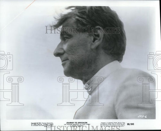 1968 Press Photo Leonard Berstein in Journey to Jerusalem - cvp00686 - Historic Images