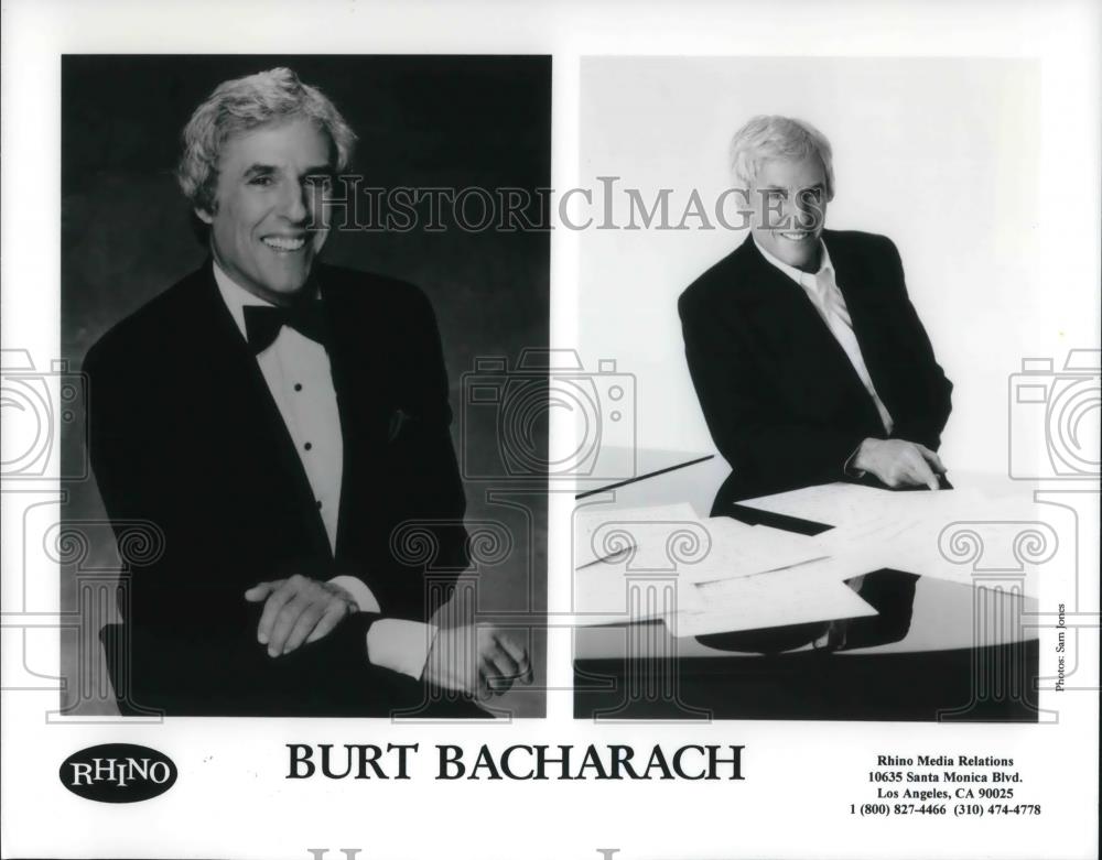 1998 Press Photo Burt Bacharach was ana american singer - cvp14521 - Historic Images