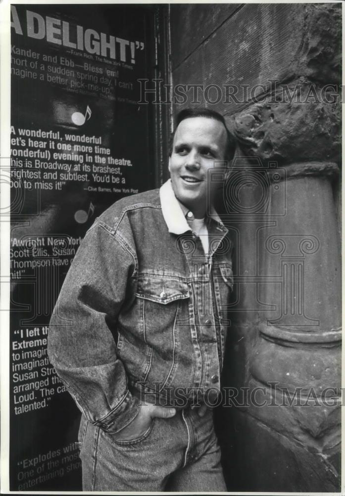 1991 Press Photo Scott Ellis Director of And the World Goes Round - cvp04621 - Historic Images