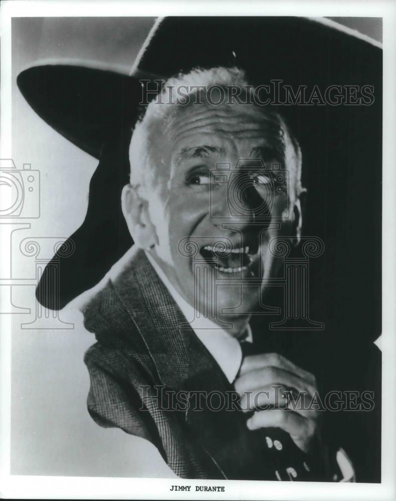 Press Photo Jimmy Durante Comedian Actor Singer Dancer Entertainer - cvp04102 - Historic Images