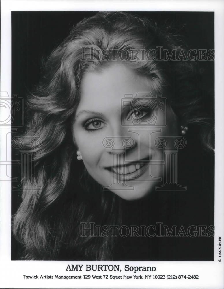 1993 Press Photo Amy Burton Soprano Opera Singer - cvp07079 - Historic Images