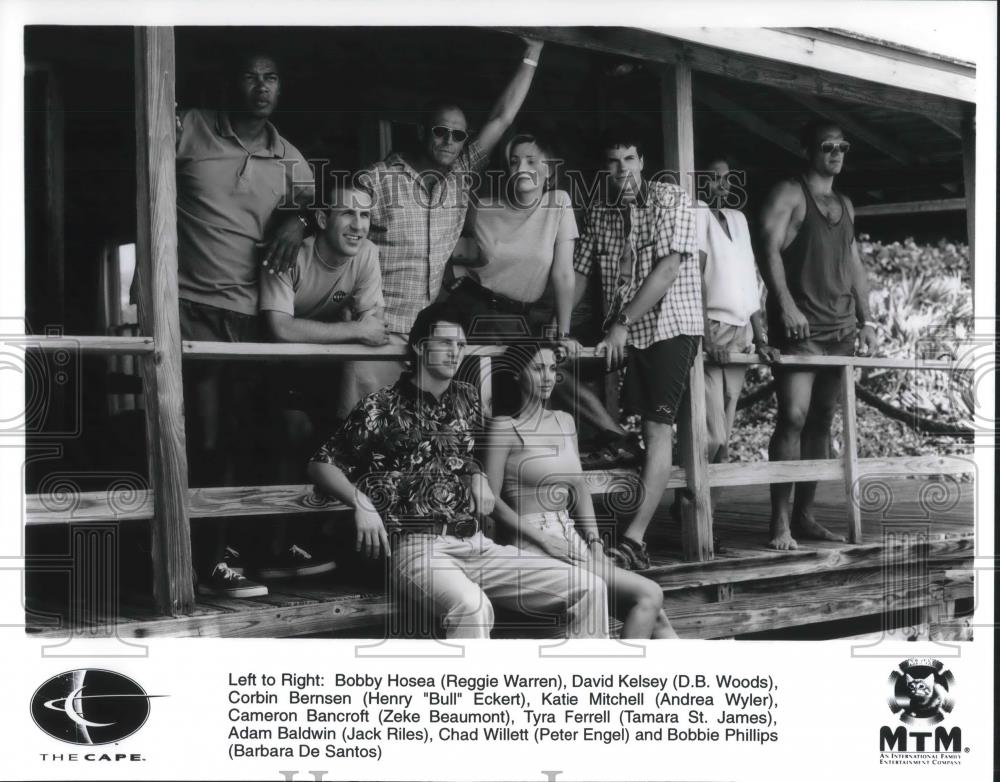 1996 Press Photo Corbin Bersen, Bobby Hosea, David Kelsey in The Cape - Historic Images