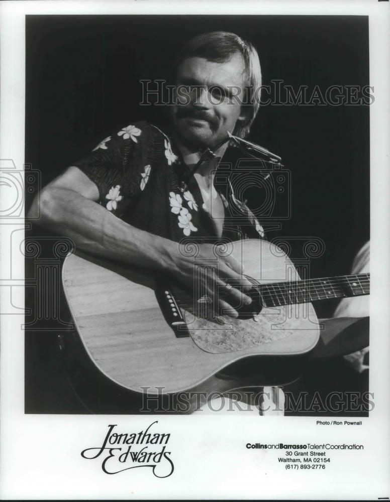 1981 Press Photo Jonathan Edwards Country Folk Musician Singer Songwriter - Historic Images