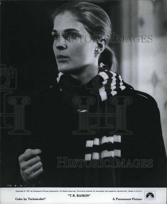 1973 Press Photo Candice Bergen in T.R. Baskin - cvp01300 - Historic Images