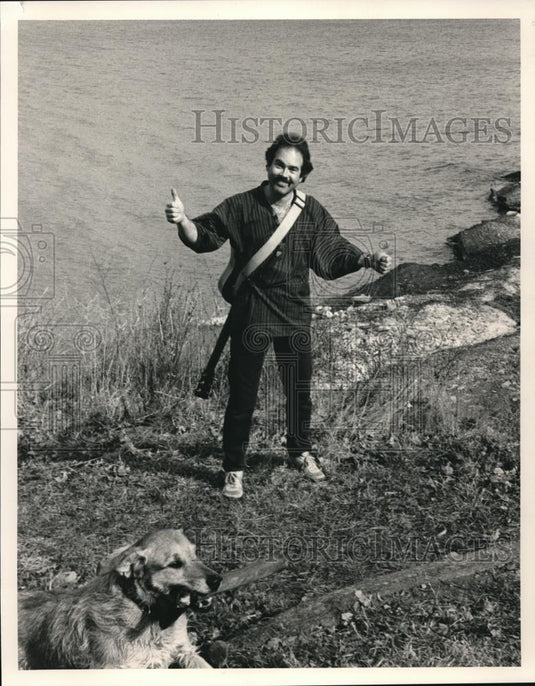 1985 Press Photo Alex Bevan, Musician - cvp00867 - Historic Images