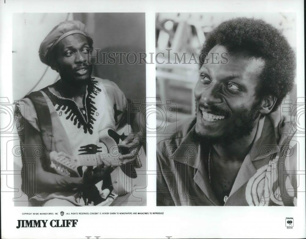 1986 Press Photo Jimmy Cliff Jamaican Musician Singer Actor - cvp02770 - Historic Images