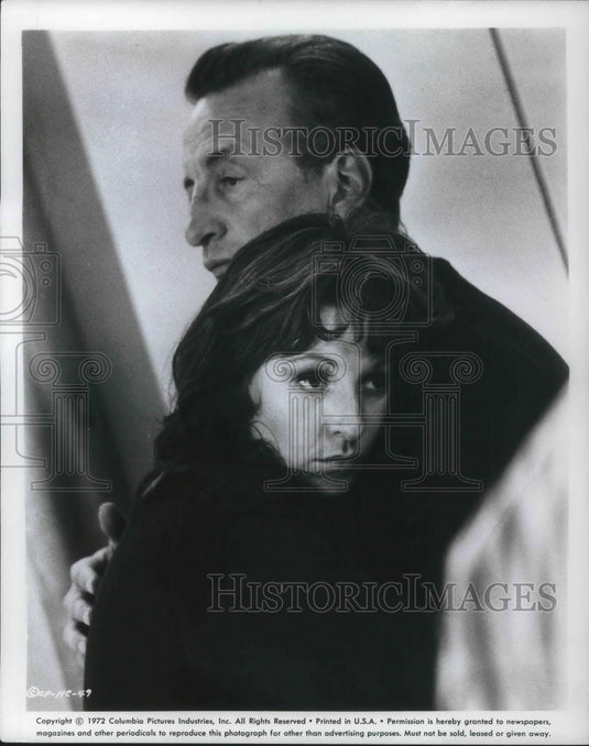 1974 Press Photo George C. Scott and Jane Alexander in The New Centurions - Historic Images