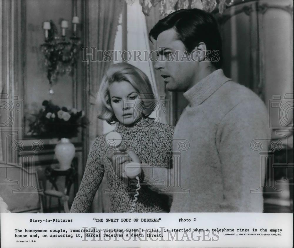 1969 Press Photo Carroll Baker Jean Lord The Sweet Boy Of Deborah - cvp15075 - Historic Images