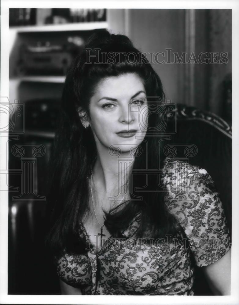 1998 Press Photo Kirstie Alley American Actress on The Last Don TV Miniseries - Historic Images