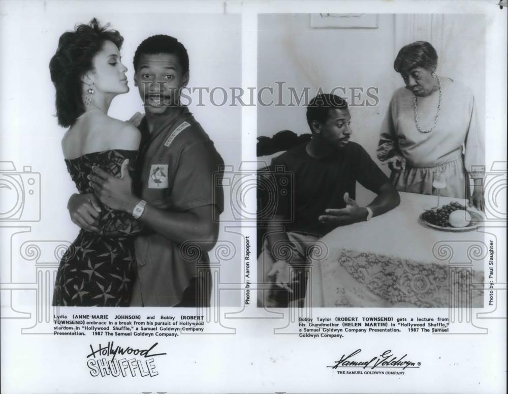 1987 Press Photo Anne-Marie Johnson Robert Townsend and Helen Martin - cvp11524 - Historic Images